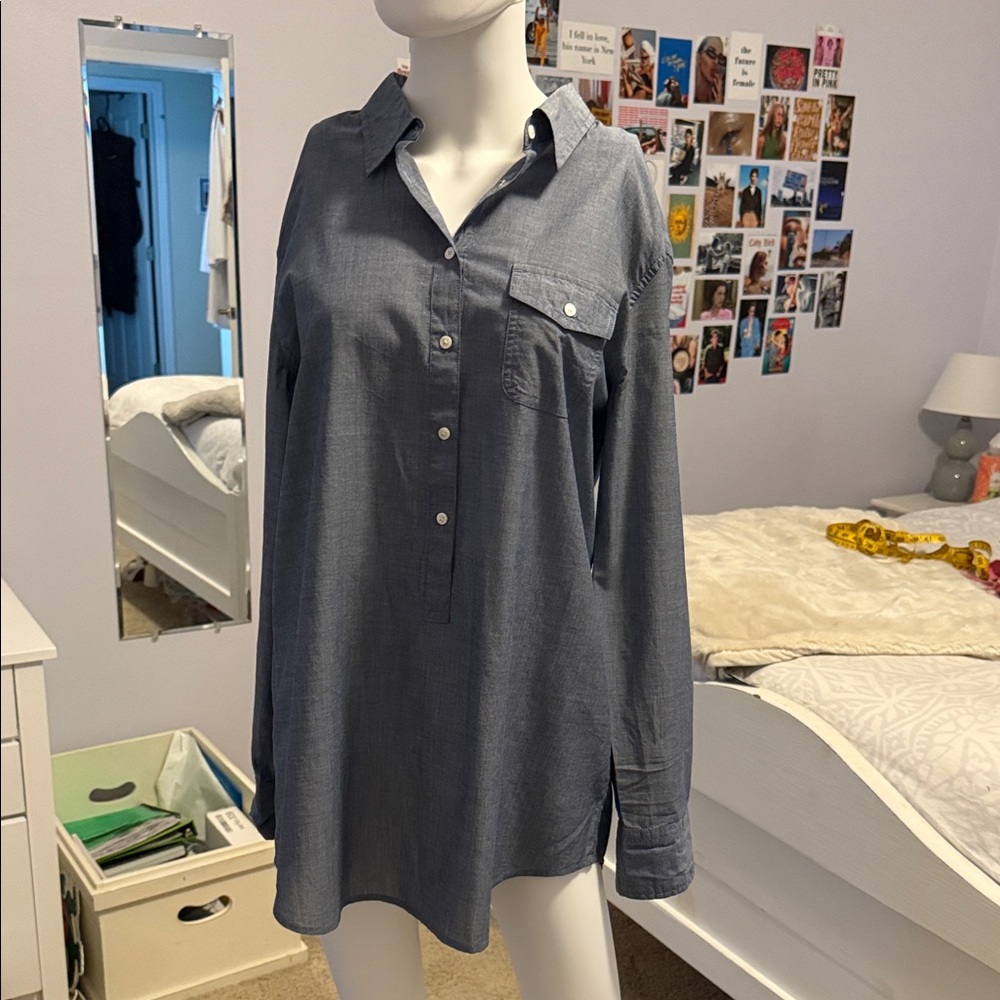 J. Crew tunic length Top